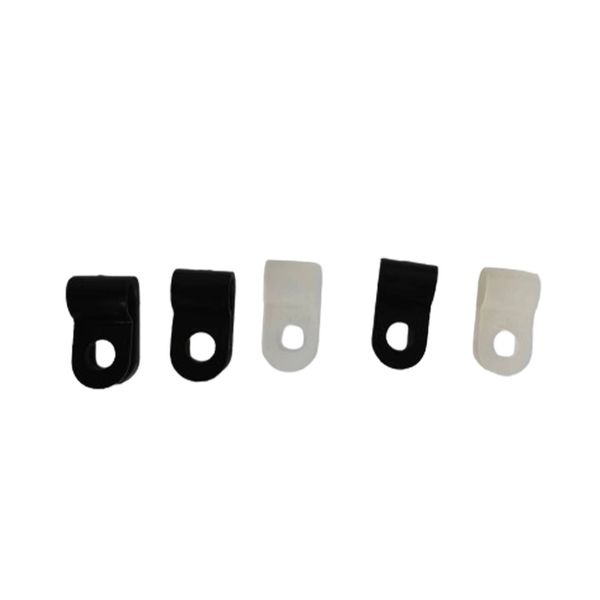 

Wiring fixing button (R-type cable clamp) Nylon U-shaped cable management fixing clip Cable and electrical cable wiring cable routing clip Plastic wiring