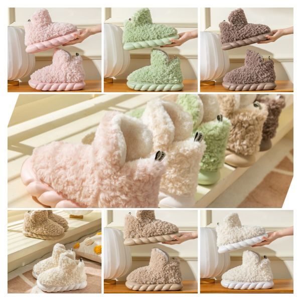 

High-top package with cotton casual slipper winter warm Men and women couple Indoor and outdoor non-slip Soft bottom cotton shoe, Blue