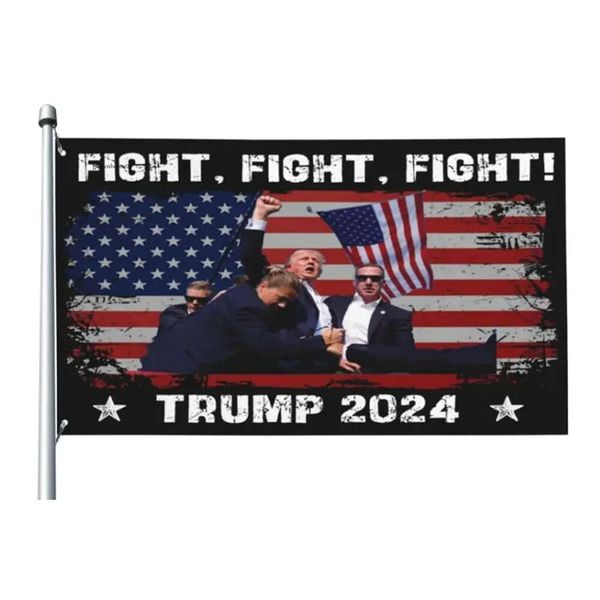 

Shot Big Shooting Rally Flag Anti Biden Never BIDEN Donald Trump Funny Garden 2024 Campaign Banner MAGA KAG Republican USA Flags Fy6049