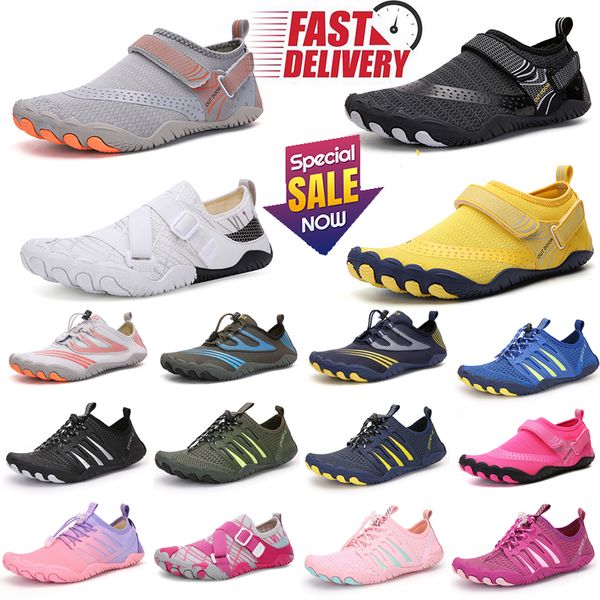 

2024 New Fashion Designer Shoes Free shipping Men's Women's Buckles Wear resistant sports casual shoes Outdoor breathable lightweight Black white blue yellow 35-47, #1