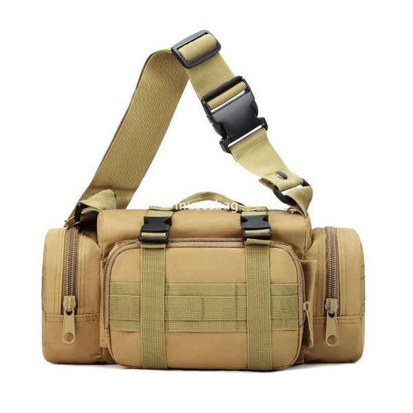 

Camo Outdoor 3P crossbody Fanny Pack Handbag Casual Sports Tactical bag Single shoulder camera backpackCamera backpack, Army green