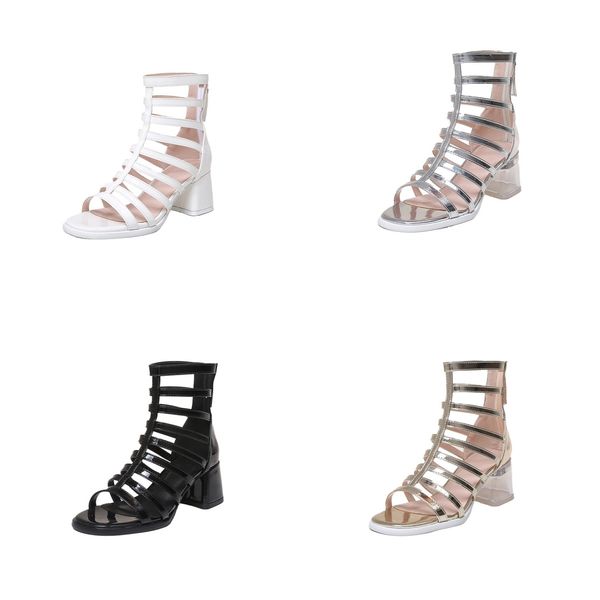 

Sandals high heels designer sandals designer heels slides womens fashionable women's boots white high heel Buckle chunky womens summer beach brand 2024 size34-40, Red