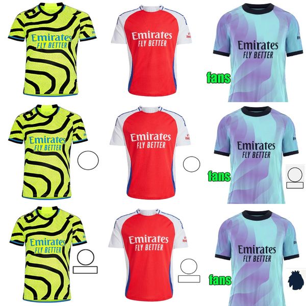 

24/25 ODEGAARD HAVERTZ RICE SMITH ROWE G.JESUS SAKA SALIBA 2024/25 Soccer Jersey Football Kit Shirt Men short sleeve, Blue