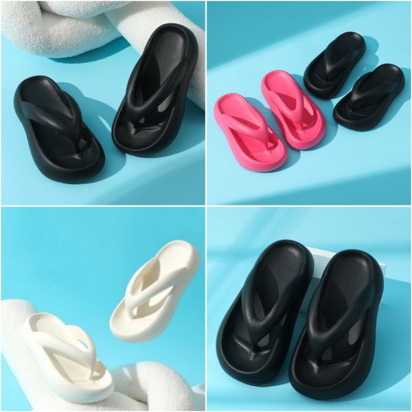 

2024 Designer Slippers Ladies Flip Flops Summer Thick Bottom Sandwich Slippers Outdoor Fashion Beach Slippers Women's Slippers, Blue