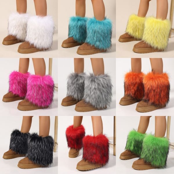 

Boots Designer Snow Boots Australian Mini Tasman Slipper Platform Warm Winter Half Womens Fur Booties Luxurious Shoe Booties, Black