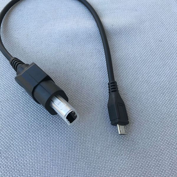 Black Micro Conversion Cable Wire to For Xbox Original Converter Adapter Cord