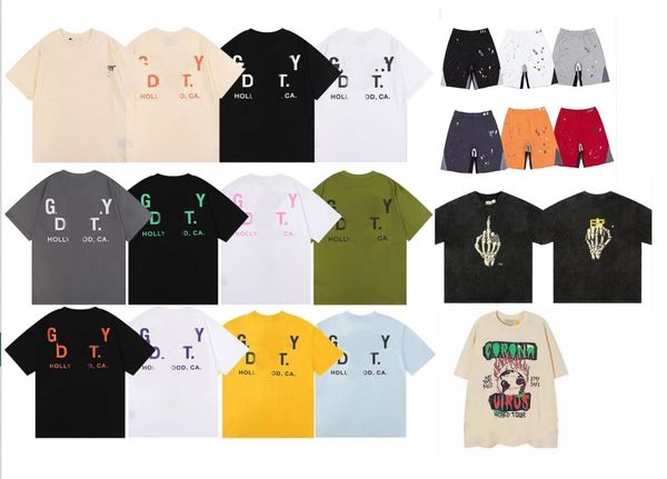 

Mens Designers t Shirt Fashion Tees Men Casual street Casual tshirt shorts women rinsing wash Loose TShirts Man Clothing Street Tops Letter Clothes US size -XL, Army green