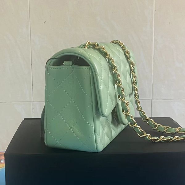 

Designer bag highest quality shoulder 20 cm lambskin genuine leather bags purses cosmetic cross body evening designer mini bag, Cream