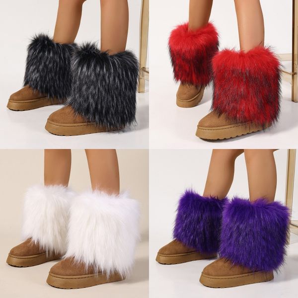 

Designer Women Tasman Snow Winter Sheepskin Boots Platform Fur Slipper Womens Classic Ultra Mini Suede Wool Ankle Booties, Pink