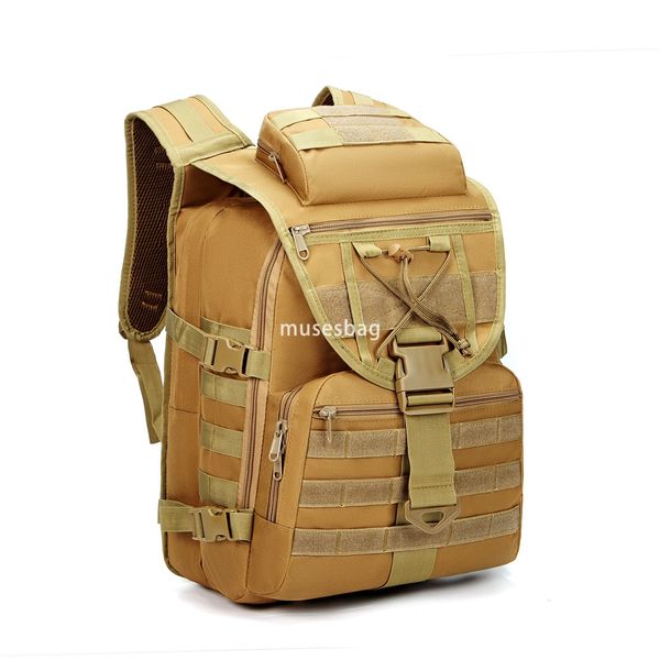 

Tactical Backpack Army Fan Bag Travel Backpack X7 Swordfish Tactical Bag Mountain Camouflage bag 40 liters, Kamysh
