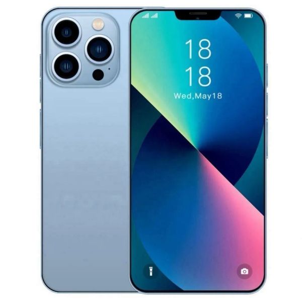 

phones mobile celulares for 13 pro max i13 US version unlock original phone i, Gold