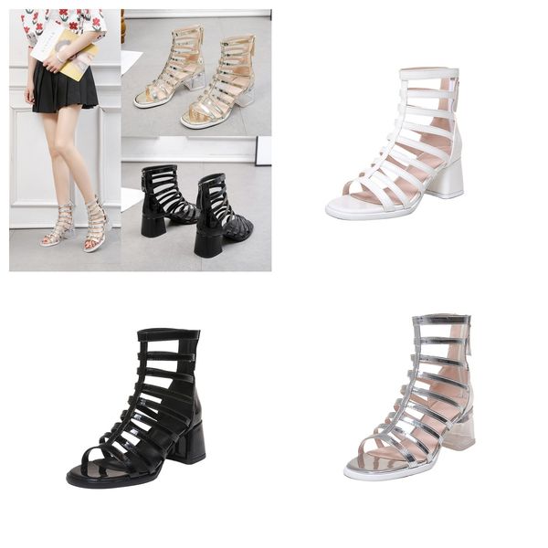 

designer sandals designer heels slides slippers womens Sandals new heel high heels women's back zipper fashionable women's boots white, Red