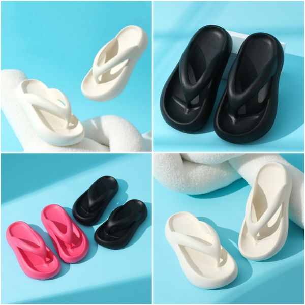 

Designer Slippers Ladies Flip Flops Summer Thick Bottom Sandwich Slippers Outdoor Fashion Beach Slippers Women, Grey