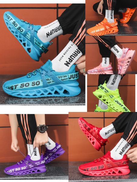 

2024 Fashion Mens womens with high quality fashionable casual running shoes sports shoes breathable black white red orange blue color outdoor comfortable, Army green