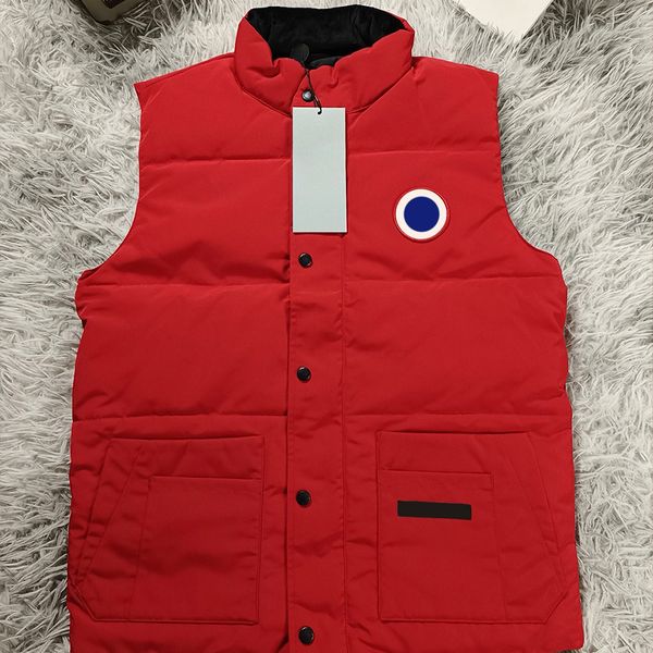 

Designer Down Vest pocket jackets Parkas long sleeve zipper Badges men downs casual coat tops Outwear Multiple Colour, C9