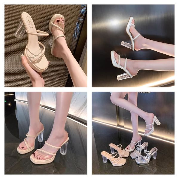 

Slippers Mixed Colors Flower Womens Slippers Pink Green Orchid Decor Square Toe 8CM High Heels Summer Sweet Hollow Party Female, Blue