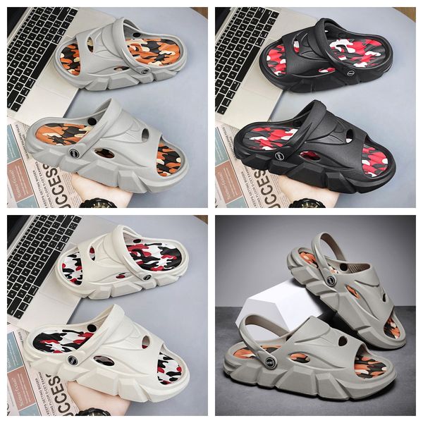 

plus size slippers for men, summer breathable sandals, beach sandals, couple slippers, home wear, casual sandals,designer slippers beige grey GAI