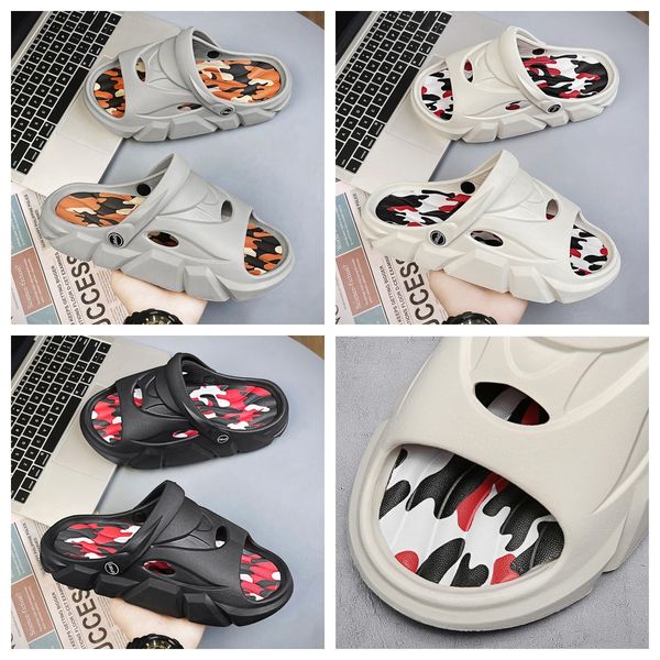 

plus size slippers for men, summer breathable sandals, beach sandals, couple slippers, home wear, casual sandals,designer slippers beige grey black GAI