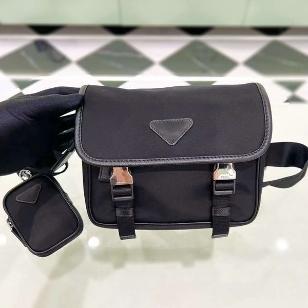 

RE Nylon Bag Shoulder Bag Designer Crossbody Bag Women Luxury Bag Black Small Messenger Bag Men High Quality Camera Bag Designer Wallet Key Bag 112083, L#02