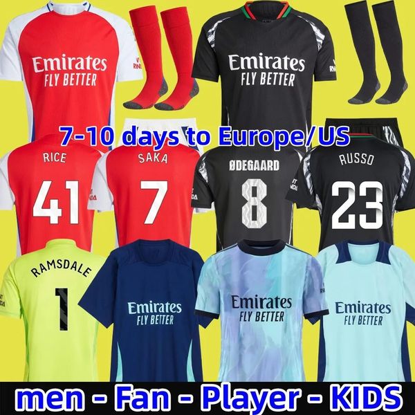 

23 24 25 SAKA G. JESUS RICE soccer jerseys SMITH ROWE Fans Player version Gunners MARTINELLI ODEGAARD THOMAS NKETIAH TIERNEY 2023 Home Away football shirt Men kids kit, Grey