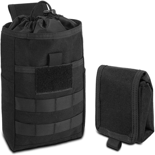 

Outdoor new folding recycling emergency first aid kit tactical multi-functional debris storage bag site Fanny pack