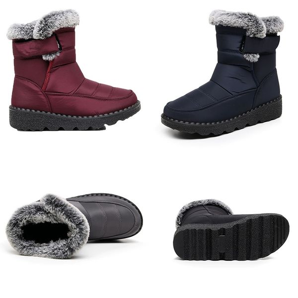 

2024 new winter Boots Non-Slip Classic fashion Martin Ankle Ski Boots Luxury Designer, Grey