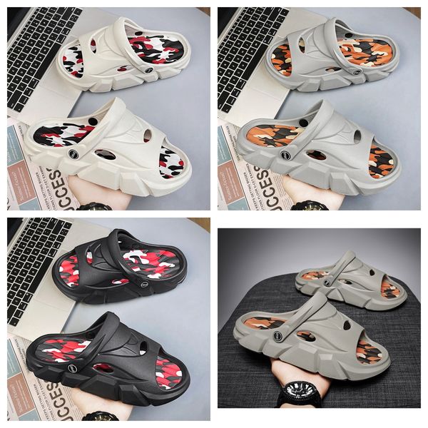 

plus size slippers for men, summer breathable sandals, beach sandals, couple slippers, home casual sandals 2024 new white GAI, Grey