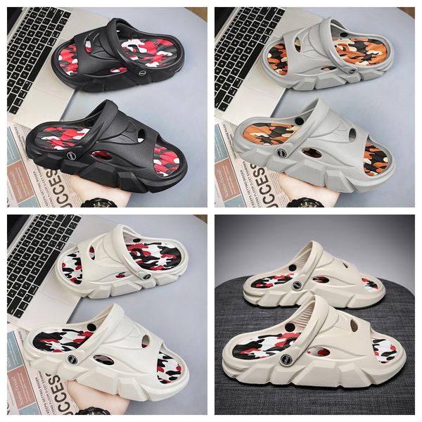 

large size slippers for men, summer breathable sandals, beach sandals, couple slippers, home wear, casual sandals,designer slippers beige GAI