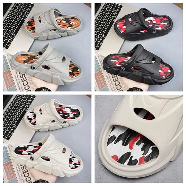 

large size slippers for men, summer breathable sandals, beach sandals, couple slippers, home wear, casual sandals,designer slippers white GAI, Black