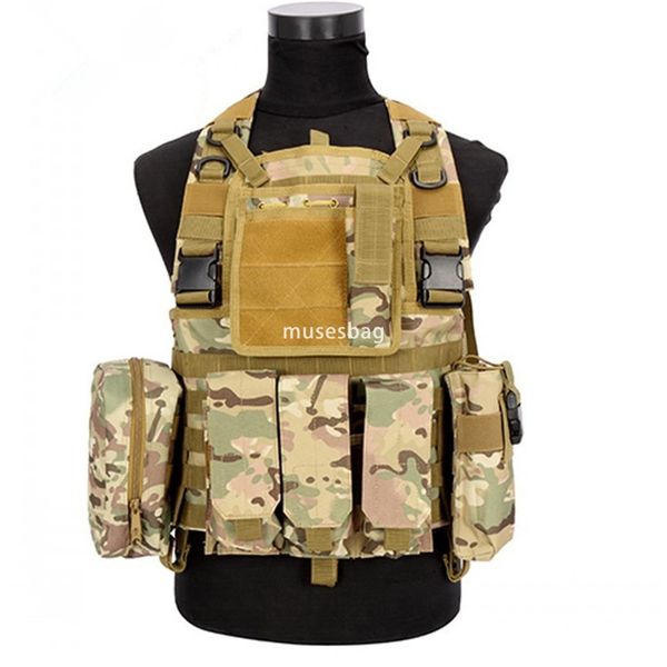 

Search belly-pocket tactical vest army fans outdoor field CS vest combat vest manufacturers direct sales