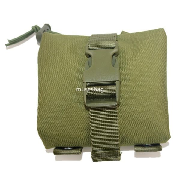 

Tactical folding recycling bag Sundries bag Molle accessories hanging outside mountaineering sundries tactical storage bag