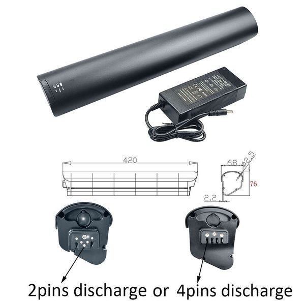 EZEGO 36V 10.4Ah 12.8Ah 14Ah Integrated for Commute INT PEN216 Trail Destroyer Macwheel Akku