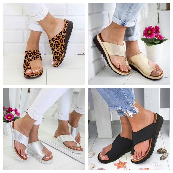 

designer slippers Women's flat toe casual sandals Slope Heel Slippers Summer beach sandals Lightweight Cool Dragging Outdoor size 35-43 beige GAI, Black