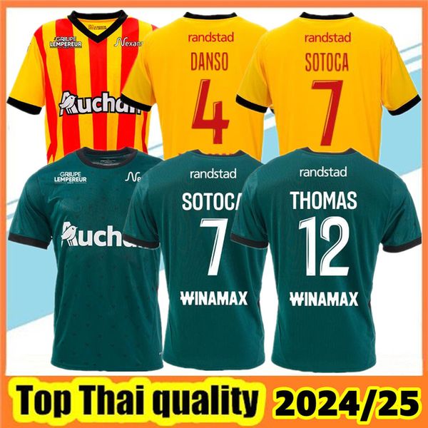 

Fans version maillot RC LeNs 24 25 soccer jerseys home yellow Saint-Barbe special KAKUTA OPENDA GANAGO SOTOCA FOFANA Football Shirt 2024 2025 Lens Maillots De Foot, Home1
