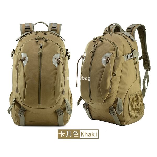 

Cross-border military fan leisure travel backpack men's large capacity camouflage tactical hiking mountaineers backpack, Black
