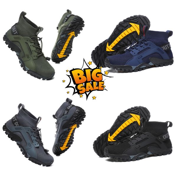 

Designer Shoes Free shipping Green Black Blue Men's Women's lace-up resistant sports casual shoes Outdoor breathable lightweight High cut thick soled 38-48, Grey