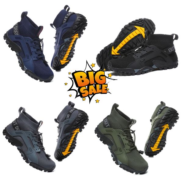

2024 Designer Shoes Green Black Grey Men's Women's lace-up resistant sports casual shoes Outdoor breathable lightweight High cut thick soled 38-48, Red