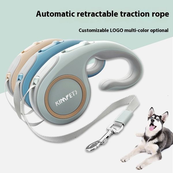 

Pet dog Teddy automatic retractable leash Cat dog leash 3m outdoor dog walking leash