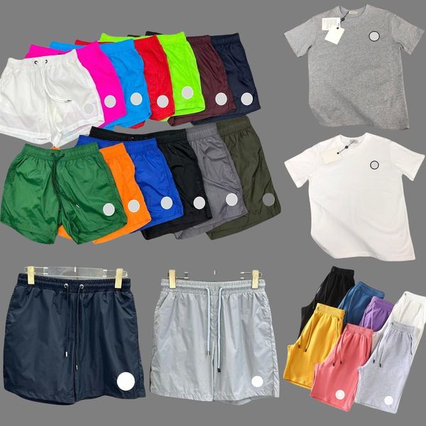

designer French brand mens shorts luxury men short sport summer shirts women trend pure breathable brand Beach pants asian size -3XL shirts for women designer clothes, Gray