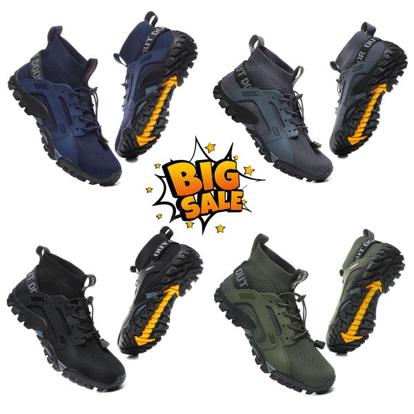 

2024 Designer Shoes Free shipping Green Black Grey Blue Men's Women's lace-up resistant sports casual shoes Outdoor breathable lightweight High cut thick soled 38-48, Brown