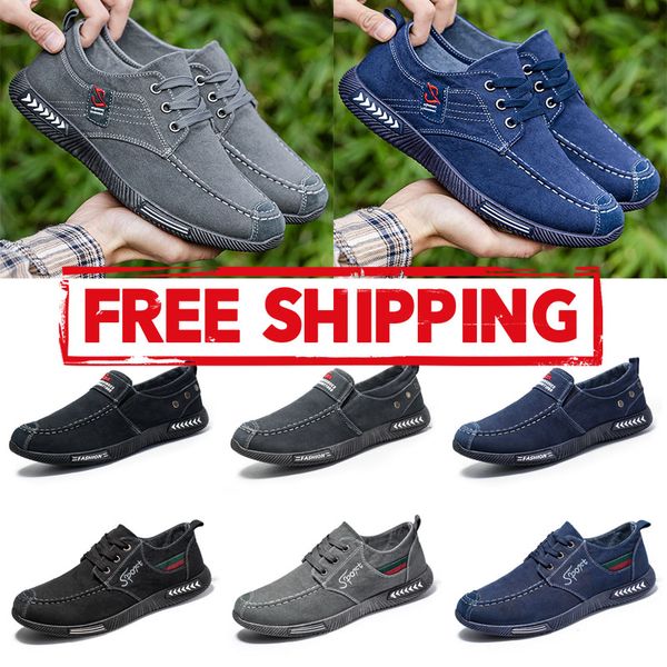 

Designer Shoes Free shipping lace-up Black Blue Men's Women's Wear resistant sports casual shoes Outdoor breathable lightweight 39-44, Clear
