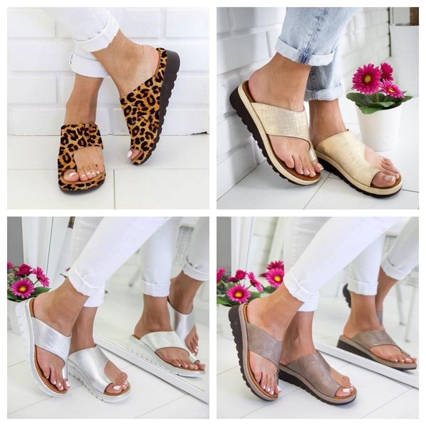 

designer slippers Women's flat toe casual sandals Slope Heel Slippers Summer beach sandals Lightweight Cool Dragging Outdoor size 35-43 GAI, Red