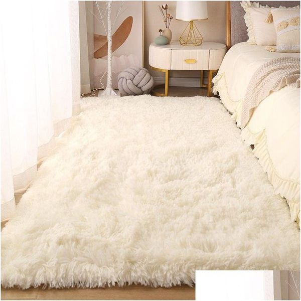 

Carpets Wholesale 50X140Cm Soft Area Rugs For Bedroom Fluffy Non-Slip Tie-Dyed Fuzzy Shag P Shaggy Bedside Rug Living Room Drop Delive Dhs48
