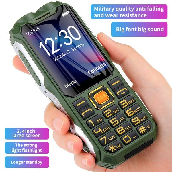 

Three defense all Netcom 4G multinational cross-border foreign trade 16800 mah elderly mobile phone
