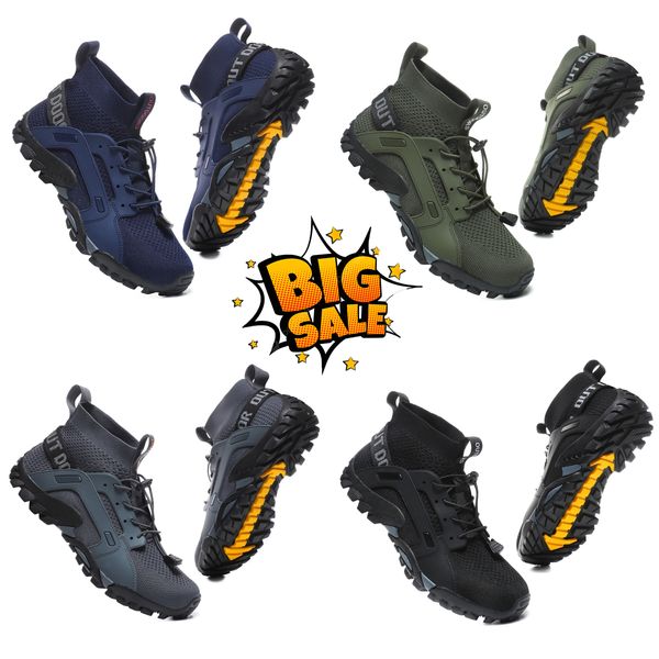 

2024 Designer Shoes Free shipping Grey Blue Men's Women's lace-up resistant sports casual shoes Outdoor breathable lightweight High cut thick soled 38-48, Red