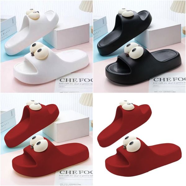 

Fashion Slippers Home Indoor Bathing Couple Cartoon Solid Color Slippers Female Outer Wear Men and Women, Blue