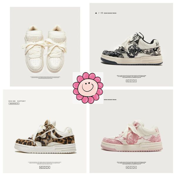 

designer shoes for men women designer sneakers black white green navy mens womens trainers pink breathable Leopard casual shoes Sport womens ladies bigsize, Brown