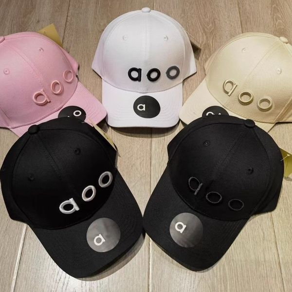 

Classic Designer Ball Cap Yoga Baseball Hat e Summer Women Head Surround Golll Show Face Small Colourful Sunvisor Hats Wear Duck Tongue Mesh Caps, White
