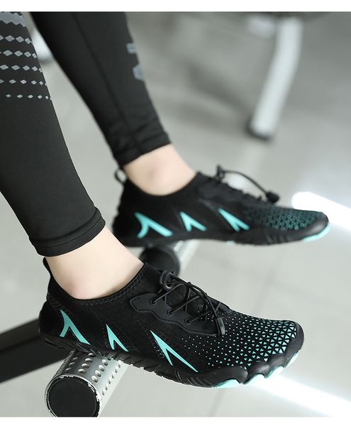 

Mens womens fashionable vibram casual running shoes sports shoes breathable black white orange color blocking outdoor, Green