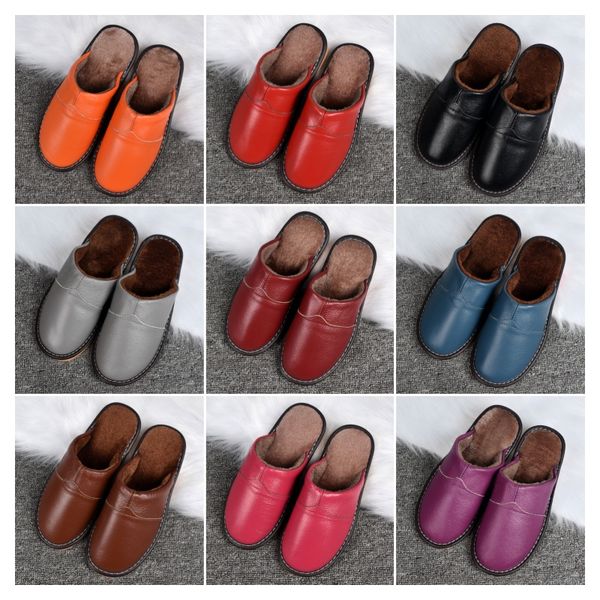 

Men and Women Indoor Winter Thickened Warm Cotton Slippers Indoor Non-Slip Scussf Slippers cotton slippers, White